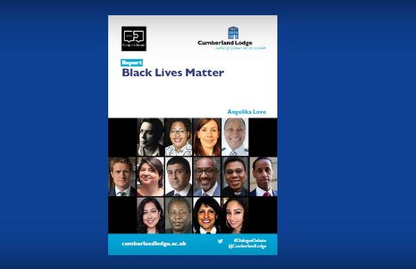 Front cover of the Cumberland Lodge Report on Black Lives Matter (2020)