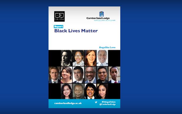 Front cover of the Cumberland Lodge Report on Black Lives Matter (2020)