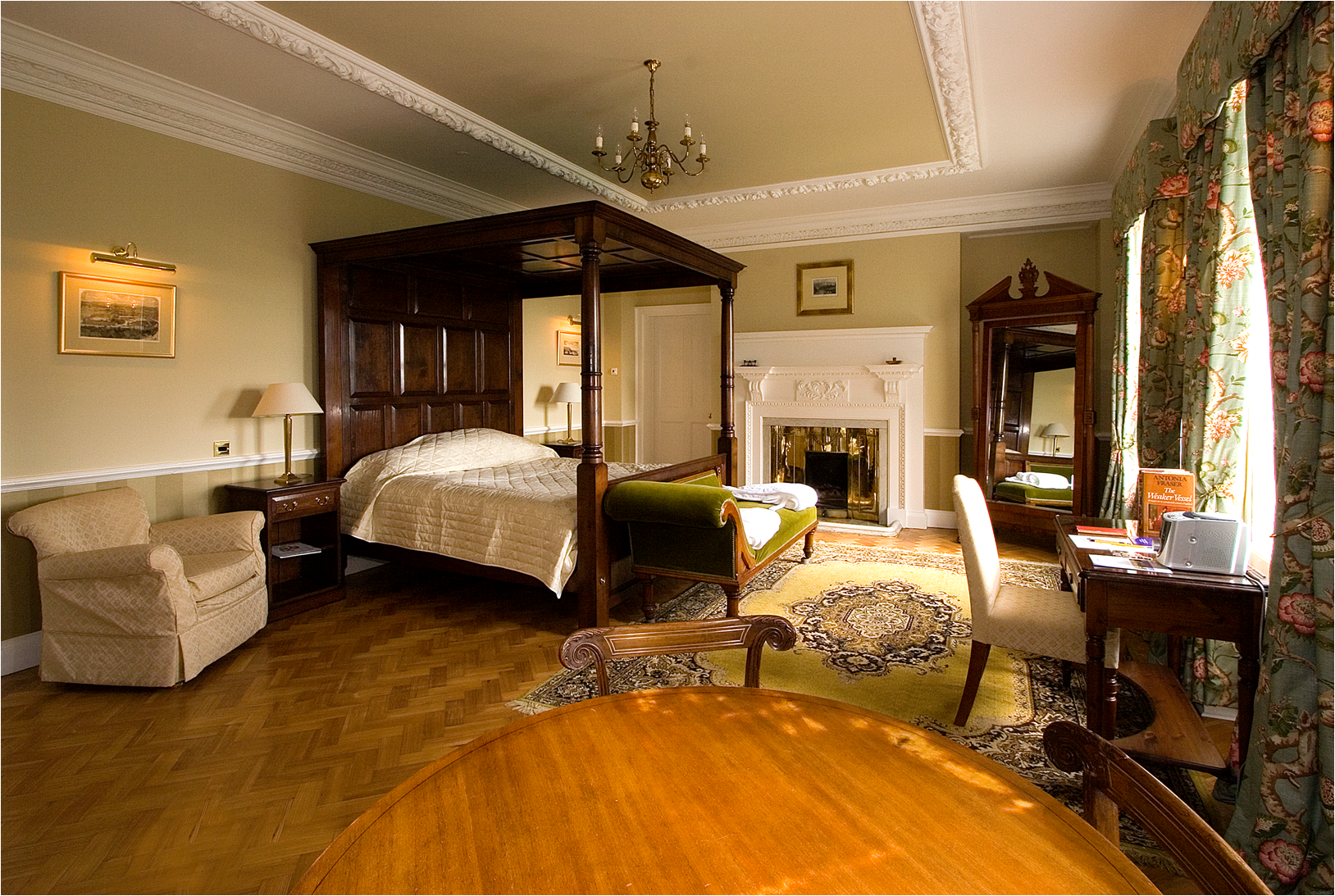 The bridal suite in Cumberland Lodge, perfect for weddings and celebrations