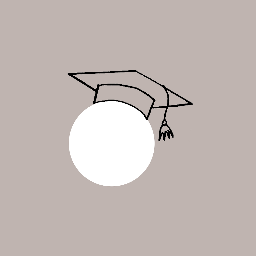 An illustration of a graduation mortarboard