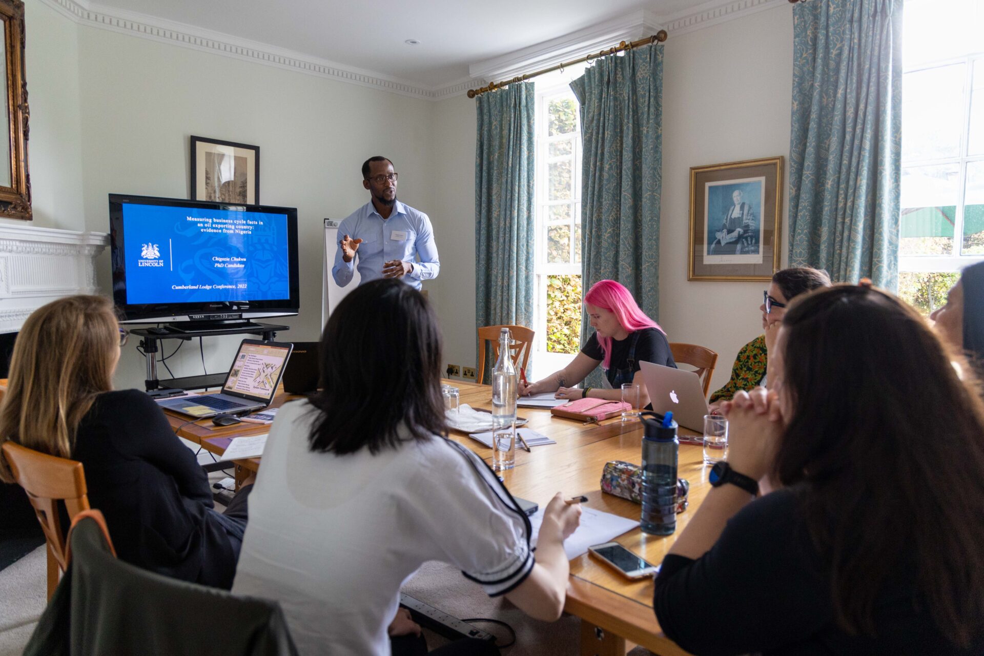 Denning in use at the Life Beyond the PhD 2022 conference.