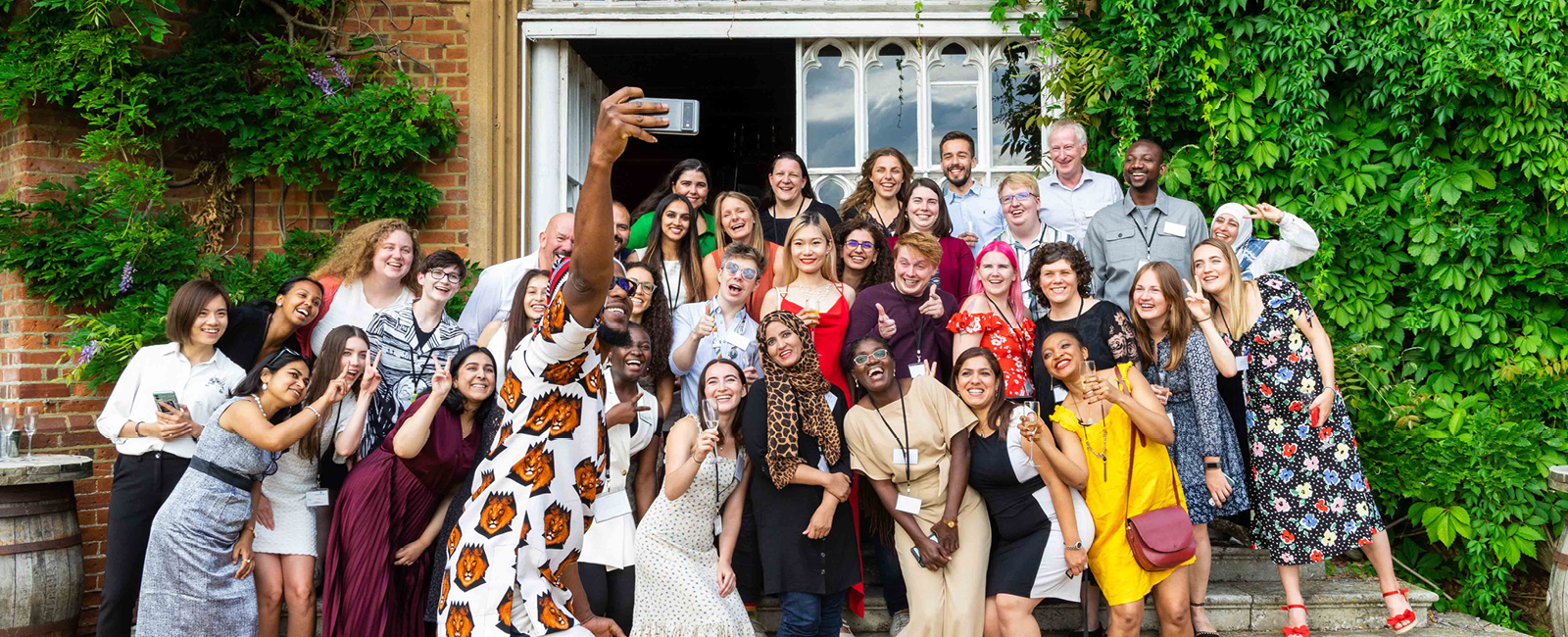 A group selfie being taken at Life Beyond the PhD 2022