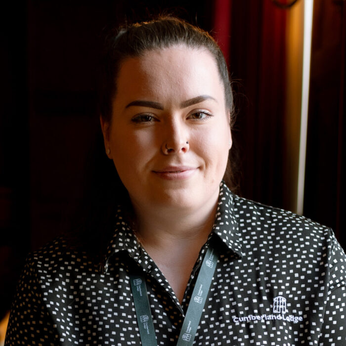 Carrie-Anne James, member of the Dining Room Team at Cumberland Lodge