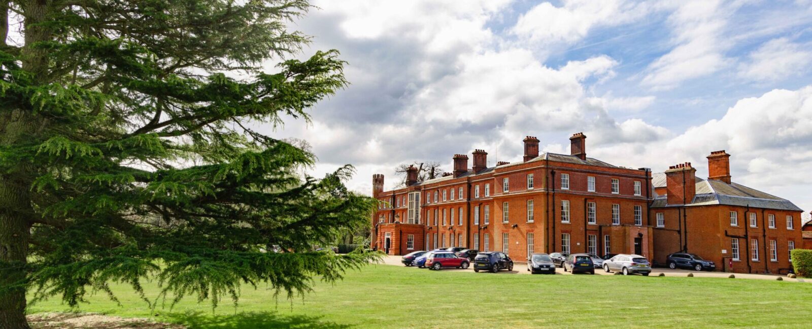 Cumberland Lodge has its location deep in Windsor Great Park.