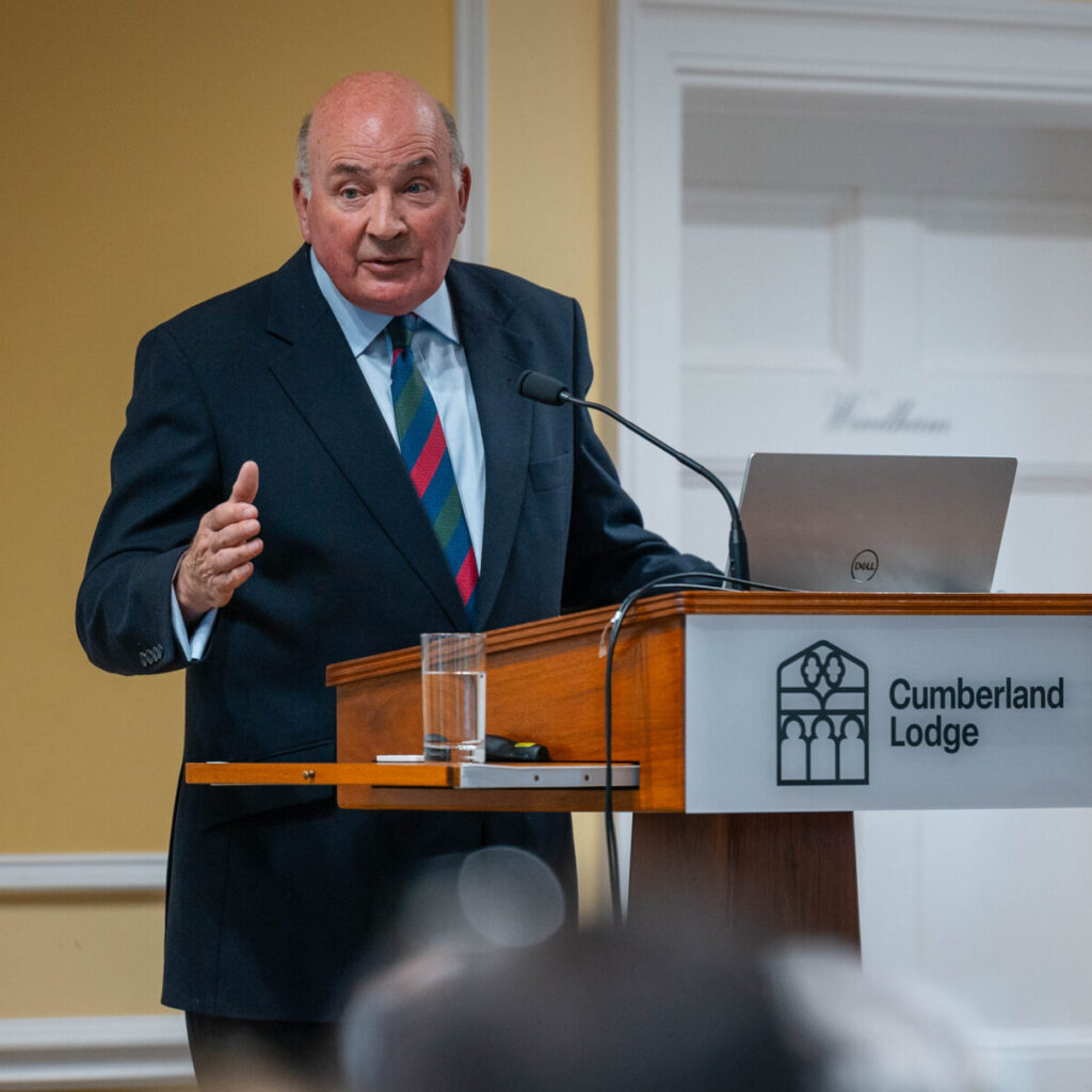 Lord Dannatt speaking his Cumberland Conversation in April 2025