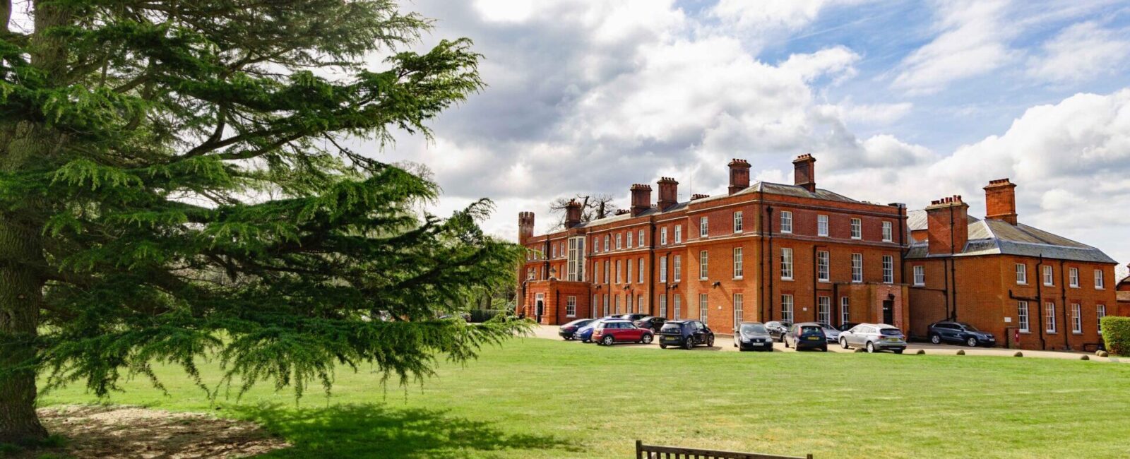 Cumberland Lodge has its location deep in Windsor Great Park.