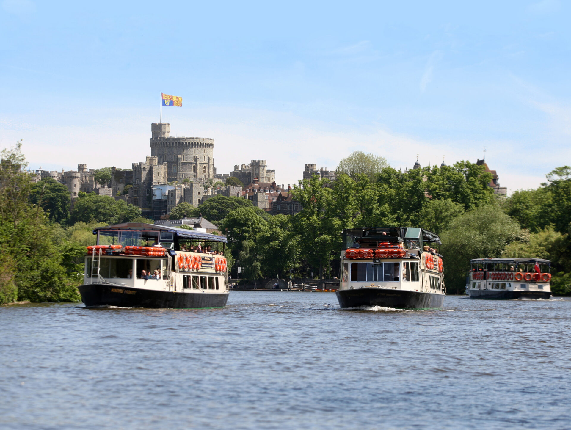 River Thames with Windsor Castle in the background