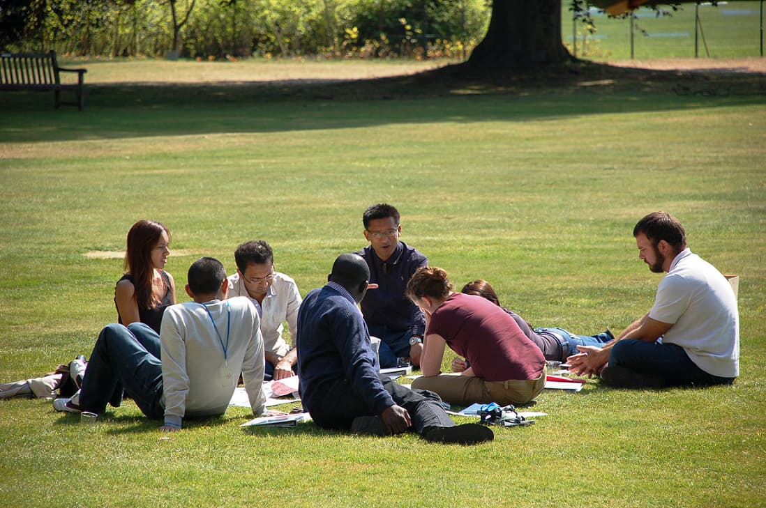 Team Meeting Space on Terrace and Lawns